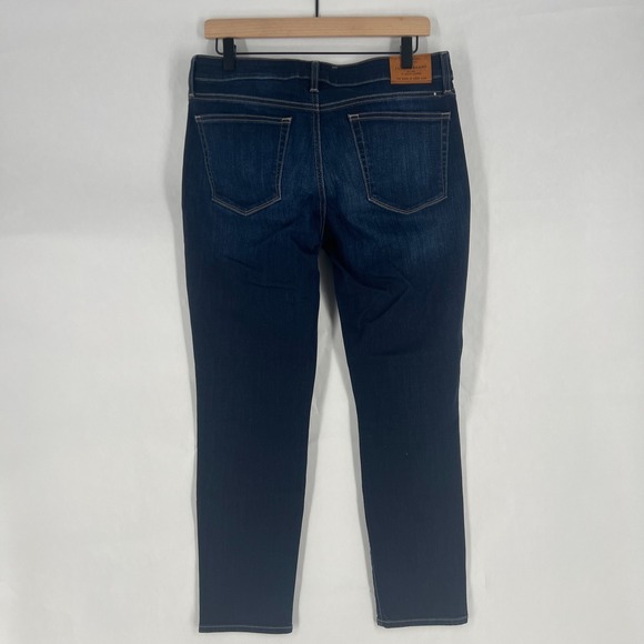 Lucky Brand Lolita Crop Jeans Womens 30 Blue Denim Cotton Dark Wash Skinny Leg - Picture 6 of 14